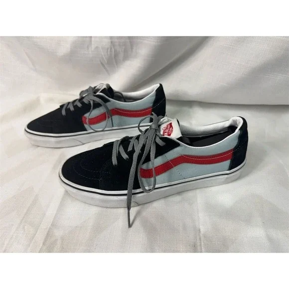 Vans Sk8-Low Men's Black 2-Tone Skateboard Shoes Size 11.5 - Picture 2 of 10